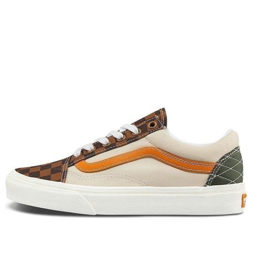 Vans Old Skool Mixed Utility Checkerboard Sneakers Womens 7